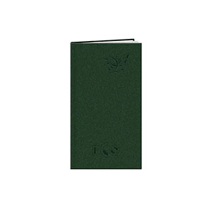 Agenda publicitaire de poche : Agenda publicitaire Eco small Vert foncé 4