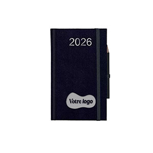 Agenda publicitaire entreprise : Agenda entreprise chantier Bleu marine