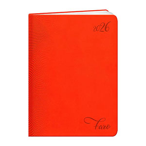 Agenda publicitaire semainier : Agenda publicitaire Faro medium Rouge 9