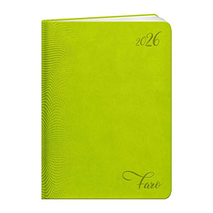 Agenda publicitaire semainier : Agenda publicitaire Faro medium Vert Clair 10