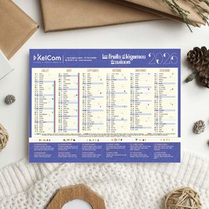 Fruits et Légumes - Calendrier personnalisé 2