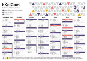 Mosaïque - calendrier personnalisé 5