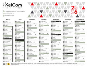 Mosaïque - calendrier personnalisé 6