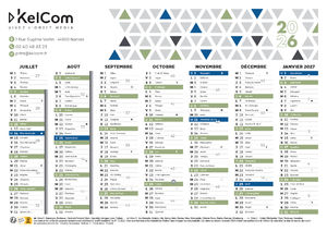 Mosaïque - calendrier personnalisé 7
