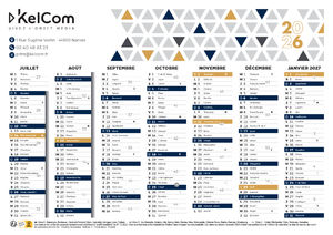 Mosaïque - calendrier personnalisé 8