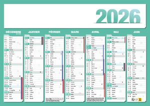 Pantone - calendrier personnalisé