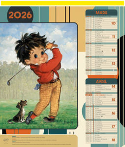 Bloc calendriers publicitaire enfants, Les Mômes 1