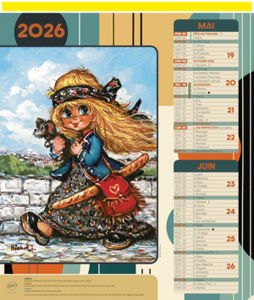 Bloc calendriers publicitaire enfants, Les Mômes 2