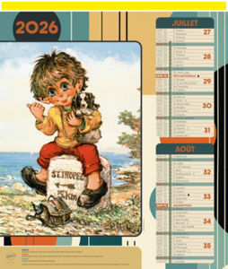 Bloc calendriers publicitaire enfants, Les Mômes 3
