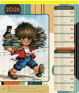 Bloc calendriers publicitaire enfants, Les Mômes 4