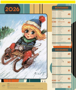 Bloc calendriers publicitaire enfants, Les Mômes 5
