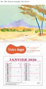 Bloc calendriers publicitaires peintures, Arti Peinture 3