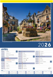 Bloc illustré publicitaire, Paysage de France 6