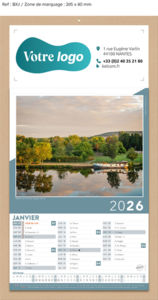 Bloc illustré publicitaire, Paysage de France