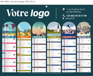 Calendrier bancaire Banc'ill Medium publicitaire 3