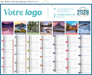 Calendrier banque publicitaire planète, Planète 1