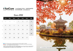 Calendrier Personnalisé Carré 21.0 x 14.8 cm 10