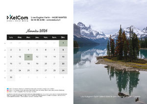 Calendrier Personnalisé Carré 21.0 x 14.8 cm 11