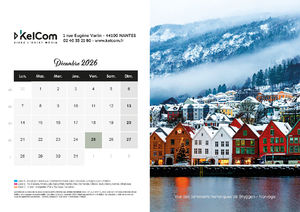Calendrier Personnalisé Carré 21.0 x 14.8 cm 12