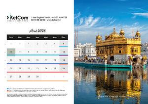Calendrier Personnalisé Carré 21.0 x 14.8 cm 4