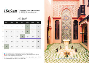 Calendrier Personnalisé Carré 21.0 x 14.8 cm 5