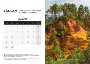 Calendrier Personnalisé Carré 21.0 x 14.8 cm 6