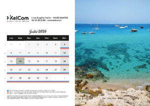 Calendrier Personnalisé Carré 21.0 x 14.8 cm 7
