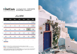 Calendrier Personnalisé Carré 21.0 x 14.8 cm 8