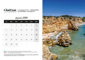 Calendrier Personnalisé Carré 21.0 x 14.8 cm 9