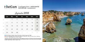 Calendrier chevalet personnalisé 10.5 x 21 cm 9