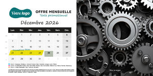 Calendrier chevalet 100% personnalisé 13