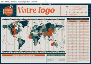 Calendrier de banque, Vintage 1