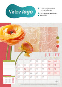Calendrier Illustré Publicitaire - Survol 11
