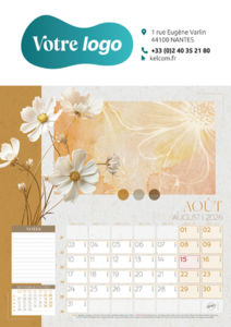 Calendrier Illustré Publicitaire - Survol 12