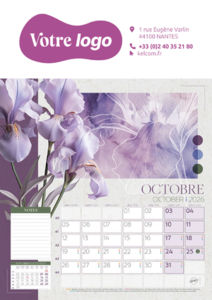 Calendrier Illustré Publicitaire - Survol 2
