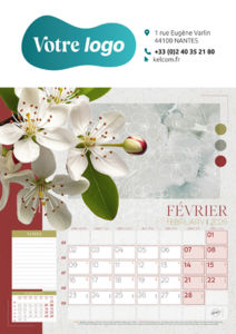 Calendrier Illustré Publicitaire - Survol 6