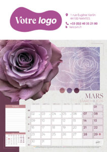 Calendrier Illustré Publicitaire - Survol 7