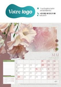 Calendrier Illustré Publicitaire - Survol 9