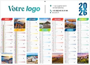 Calendrier personnalisable émilien 2025 2