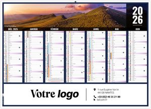 Calendrier personnalisable liberté auvergne 1