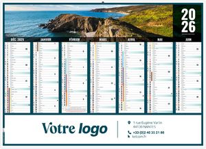 Calendrier personnalisable liberté normandie 2025 1