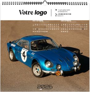 Calendrier personnalisé design car 2025 4