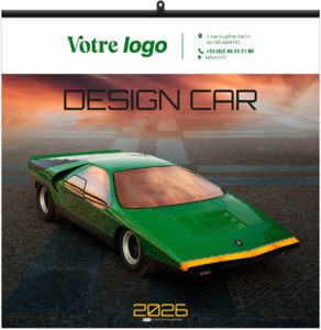 Calendrier personnalisé design car 2025 8