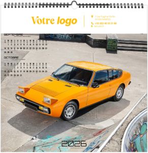 Calendrier personnalisé design car 2025 9