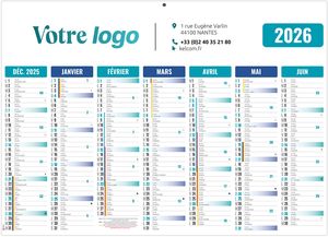 Calendrier personnalisé  gameco bleu 2025 3