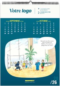 Calendrier personnalisé l'humour au travail 2025 8