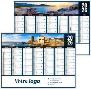 Calendrier personnalisé liberté corse 2025