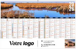 Calendrier personnalisé libre choix ligérien 2025