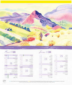 Calendrier publicitaire à personnaliser artiste, Blythe Scott 2
