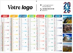 Calendrier publicitaire alexandre 2025 2